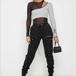 Maniere De Voir - CARGO PANTS WITH BUNGEE CORD